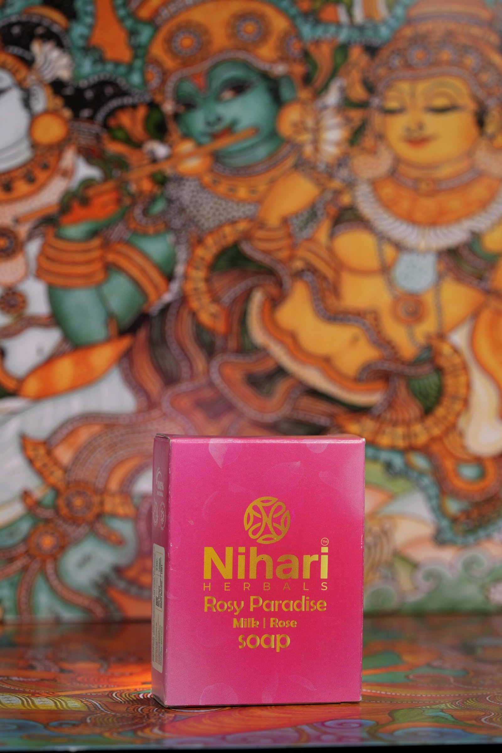 Rosy Paradise Soap (100gm) - Image 4