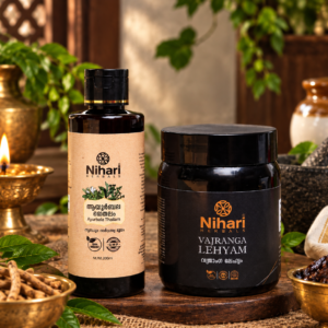 Combo Offer 7 Ayurbala Tailam 200ml + Vajranga Lehyam 500gm ₹1200/-